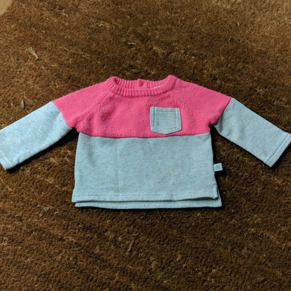 4/$20 Rosie Pope baby girl sweater/sweathshirt